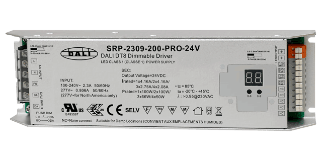 200W DALI DT8 DIMMABLE LED DRIVER