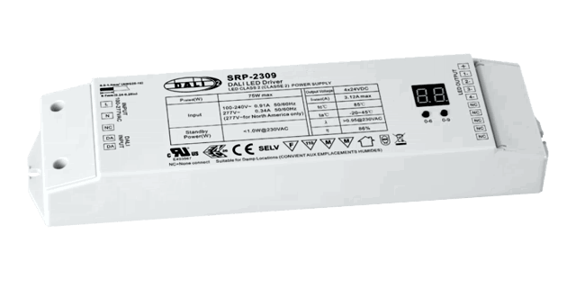 75W DALI DT8 DIMMABLE LED DRIVER 24v