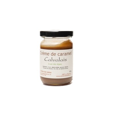 Crème de caramel au Calvalais 100 g