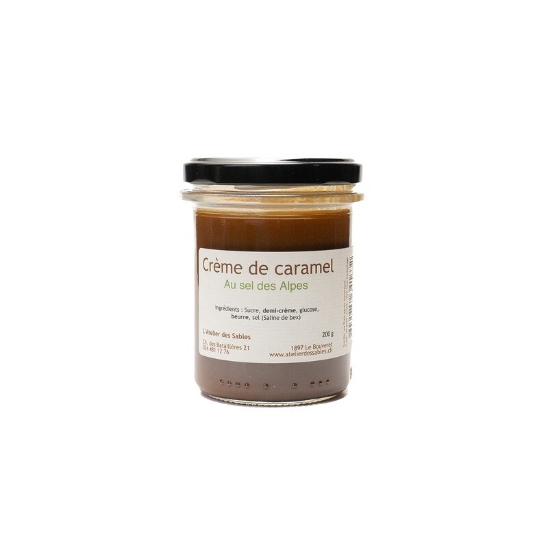 Crème de caramel au Sel des Alpes