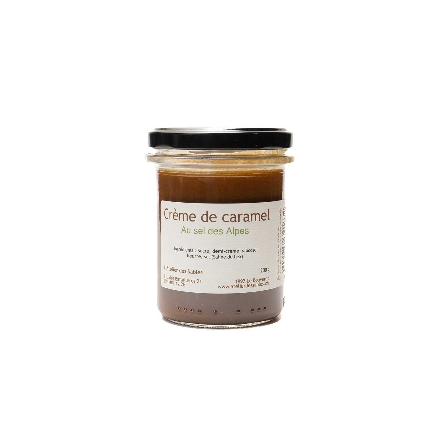 Crème de caramel au Sel des Alpes