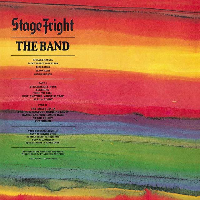 The Band - Stage Fright