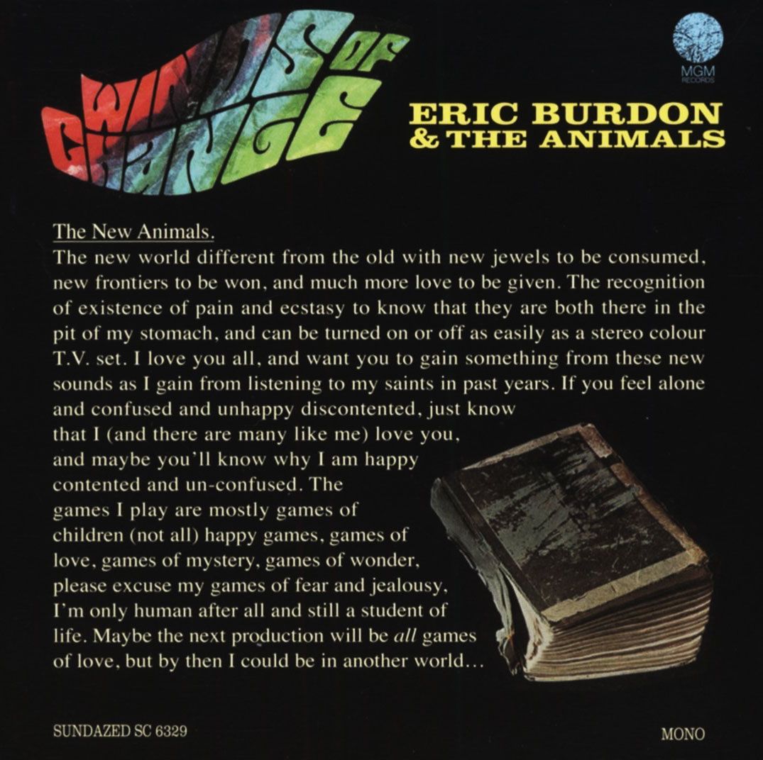 Eric Burdon &amp; The Animals  - Winds Of Change