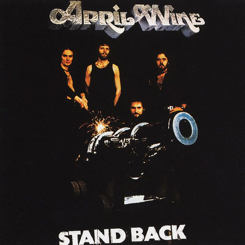 April Wine - Stand Back ( Silver with Orange Vinyl).