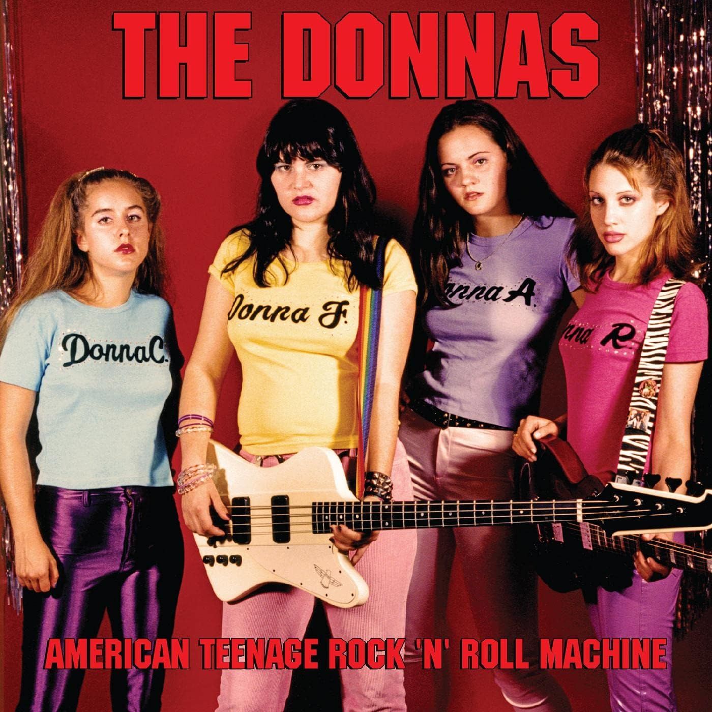 The Donnas - American Teenage Rock &#39;N&#39; Roll Machine (FIRE ORANGE WITH BLACK SWIRL VINYL)
