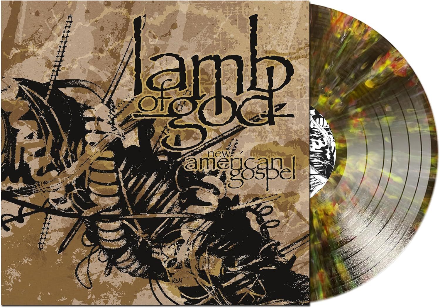Lamb of God - New American Gospel (Black &amp; Gold Vinyl)