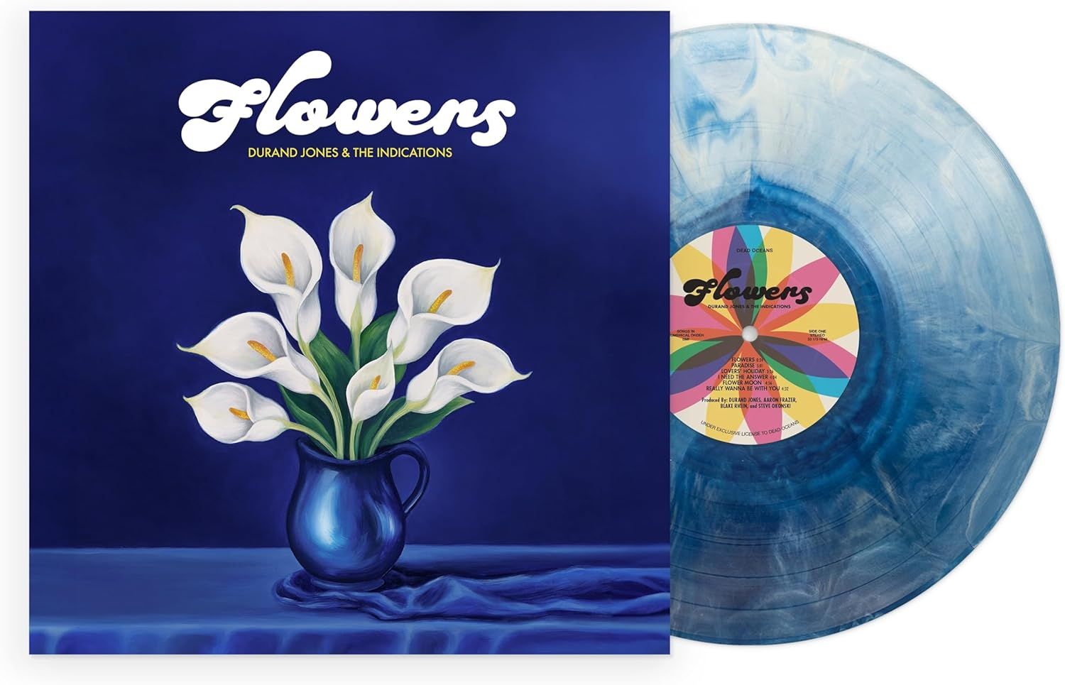 Durand Jones &amp; the Indications - Flowers (Blue Iceberg Vinyl)