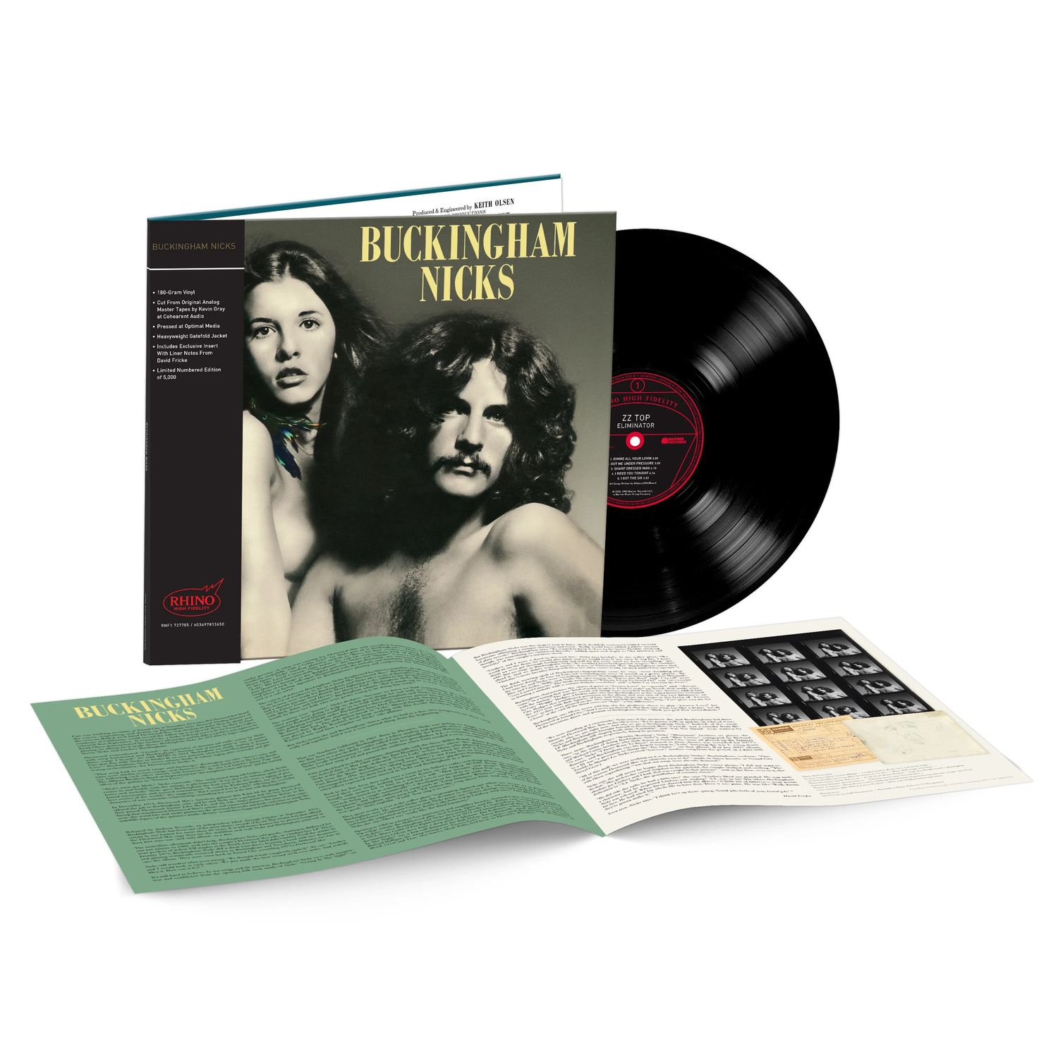 Buckingham Nicks - S/T  RHINO Hi-Fidelity Version.  Limited Edition  ....Pre-Order