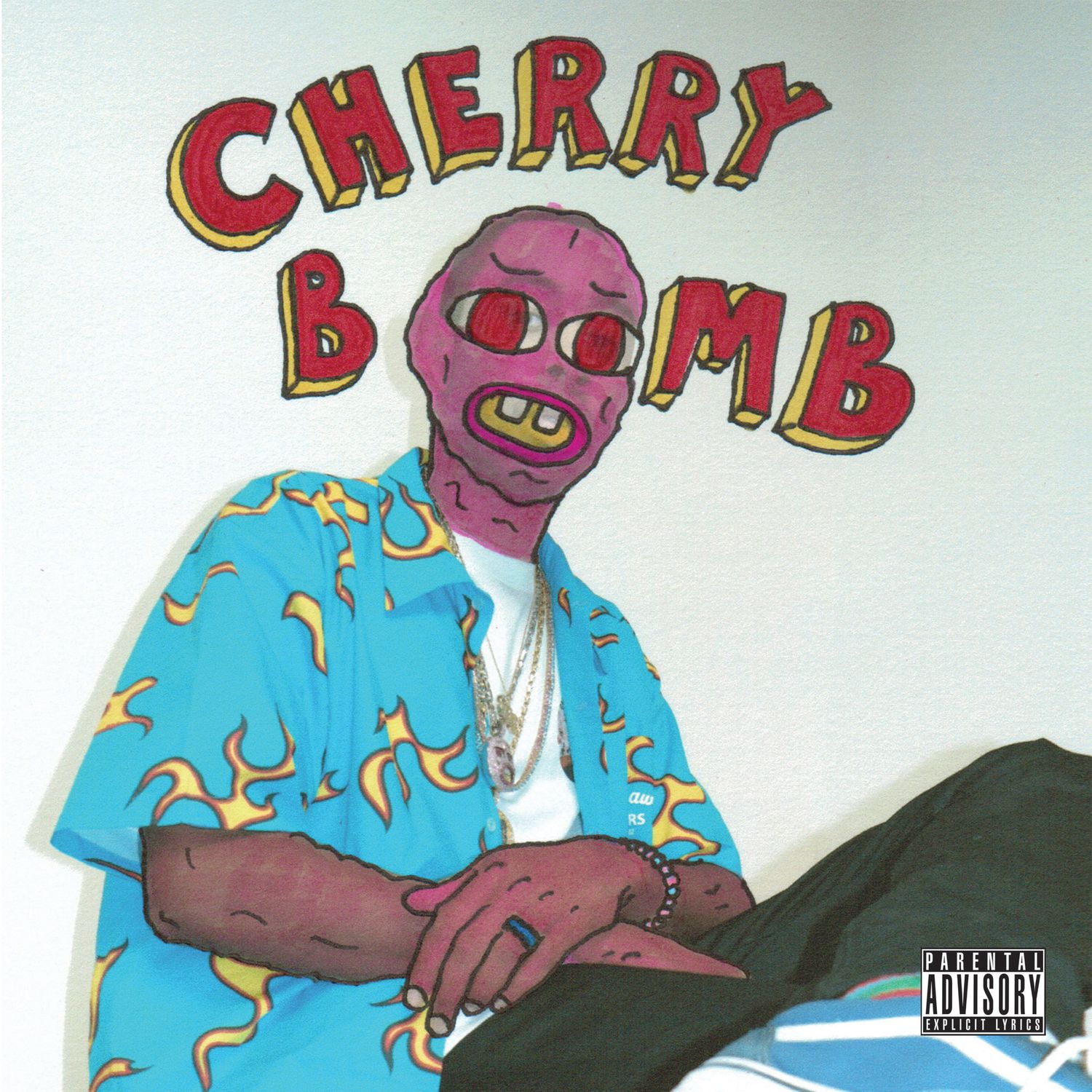 Tyler The Creator - Cherry Bomb (Alternate MASK Cover - Blue Vinyl)