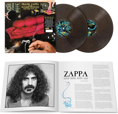 Frank Zappa - One Size Fits All (2LP “Black Glitter” Anniversary Edition) (2LP)