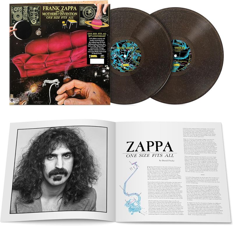 Frank Zappa - One Size Fits All (2LP “Black Glitter” Anniversary Edition)