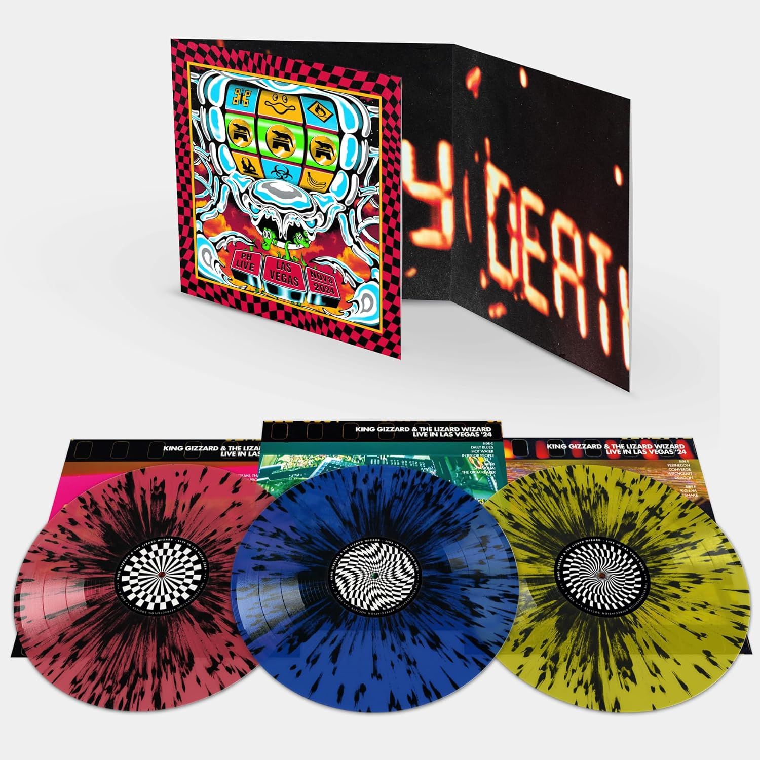 King Gizzard &amp; the Lizard Wizard - Live in Las Vegas &#39;24 (3LP Splatter Vinyl)