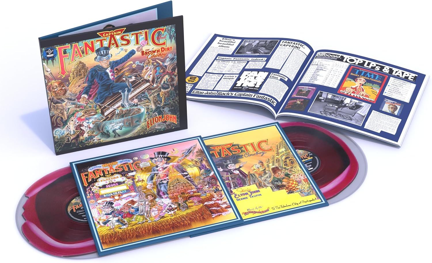 Elton John - Captain Fantastic and the Brown Dirt Cowboy (50th Anniversary Edition) (2LP Tri-Colour Vinyl)