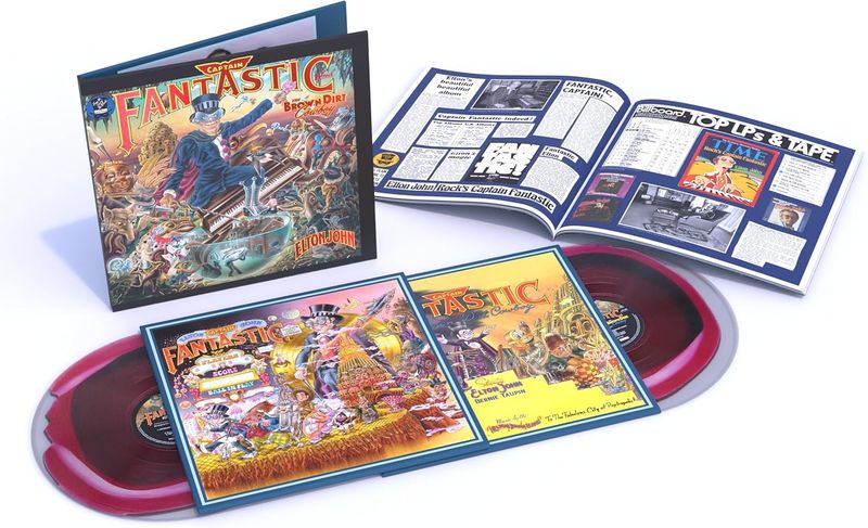Elton John - Captain Fantastic and the Brown Dirt Cowboy (50th Anniversary Edition) (2LP Tri-Colour Vinyl)