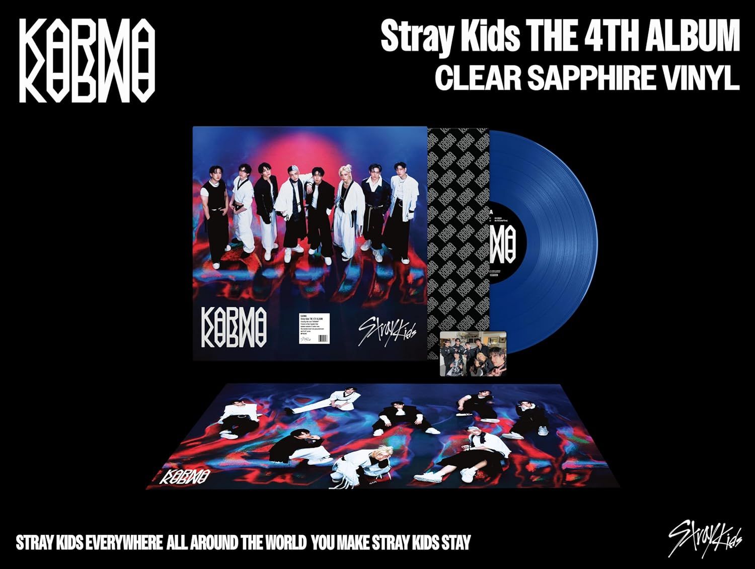 Stray Kids - Karma (Clear Sapphire Vinyl)