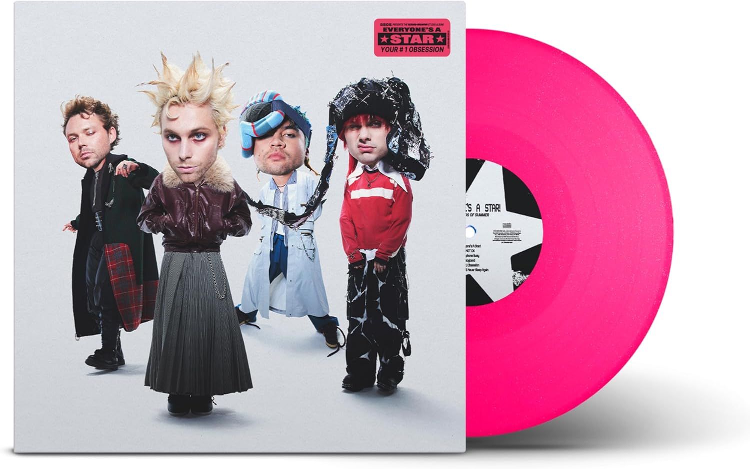 5 Seconds of Summer - Everyone&#39;s A Star! (Pink Glitter Vinyl)