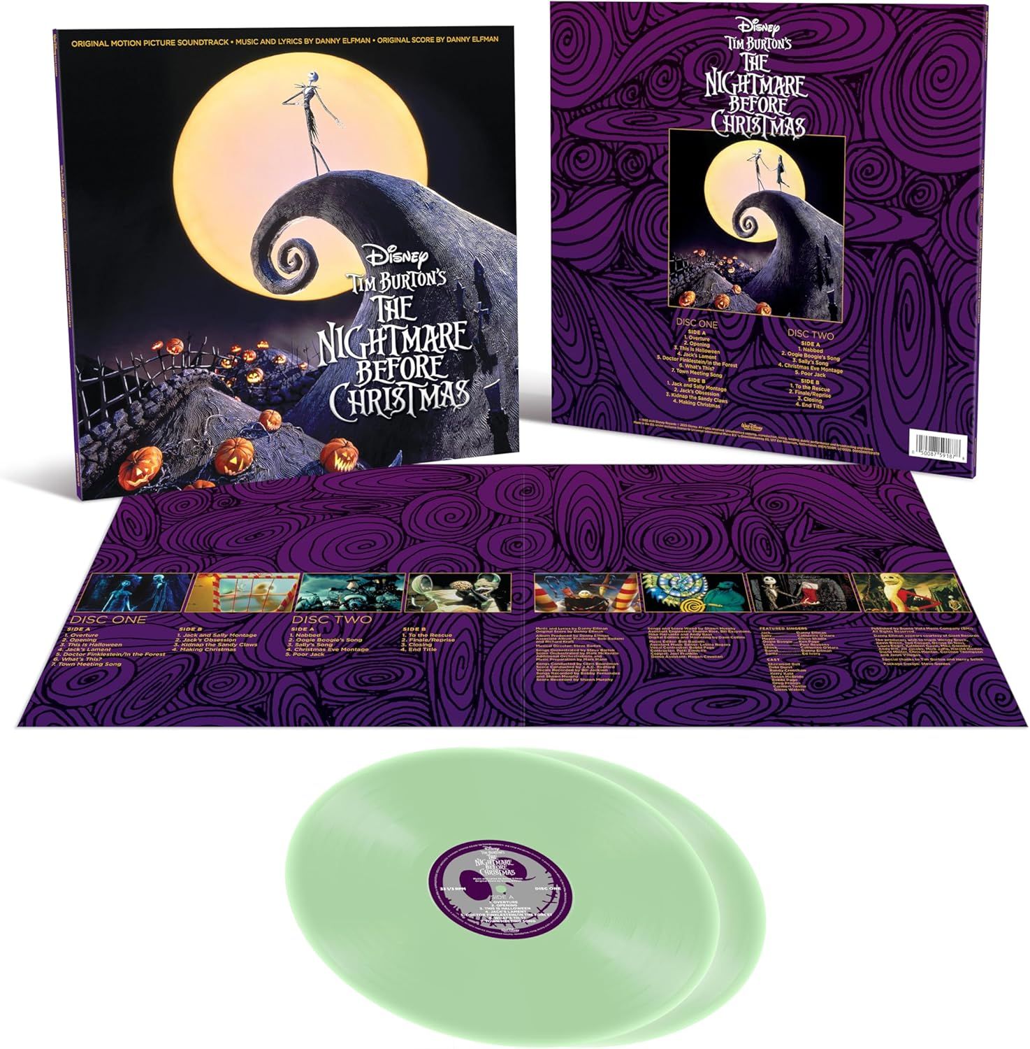 The Nightmare Before Christmas OST (2LP Glow In the Dark Vinyl)
