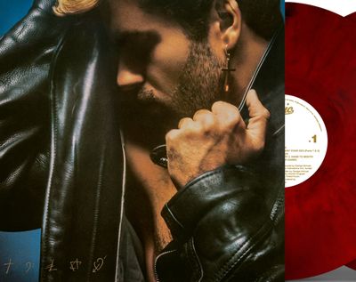 George Michael - Faith 2 LP Deluxe Edition - Red & Black Marble
