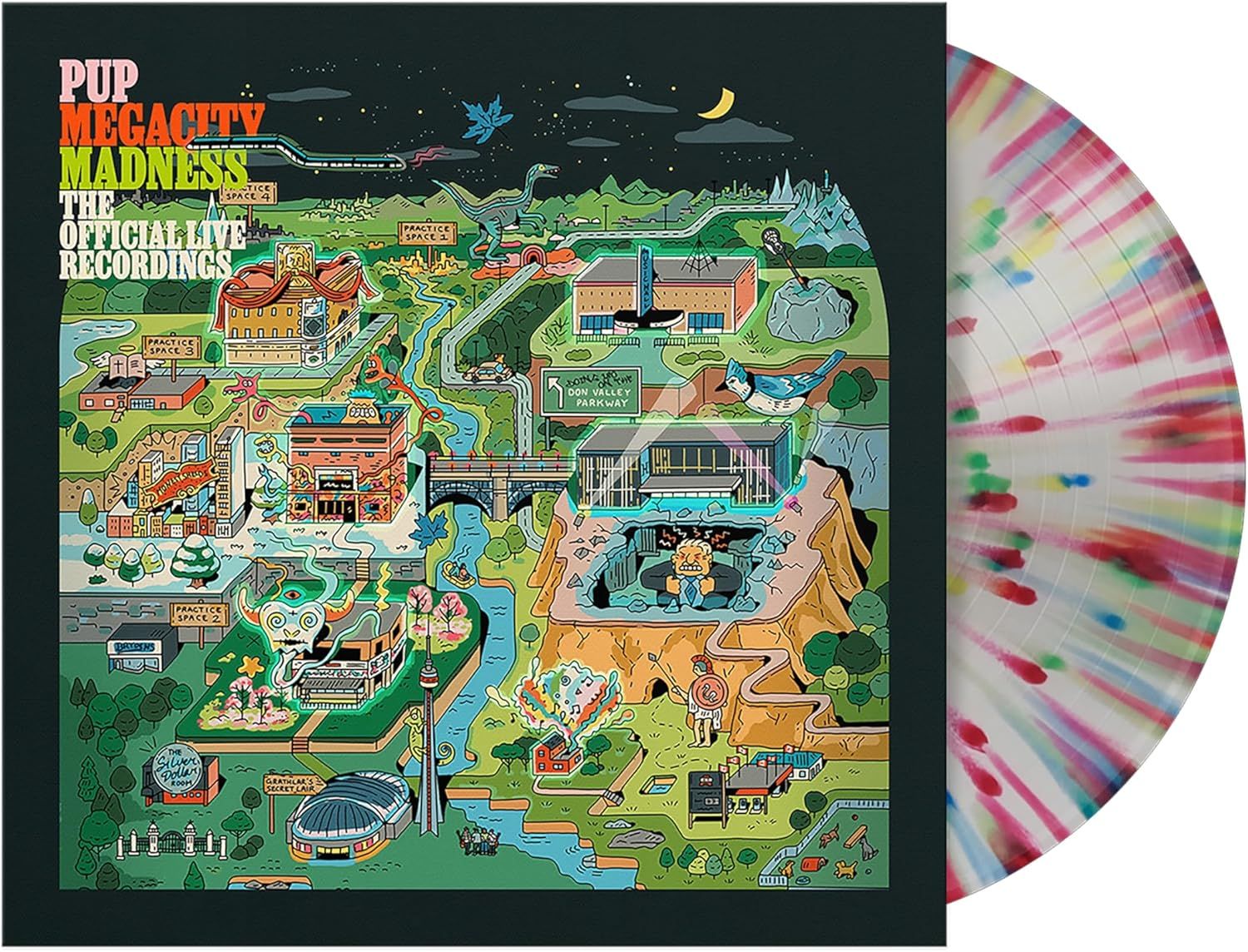 Pup - Megacity Madness: The Official Live Recordings (Splatter Vinyl)