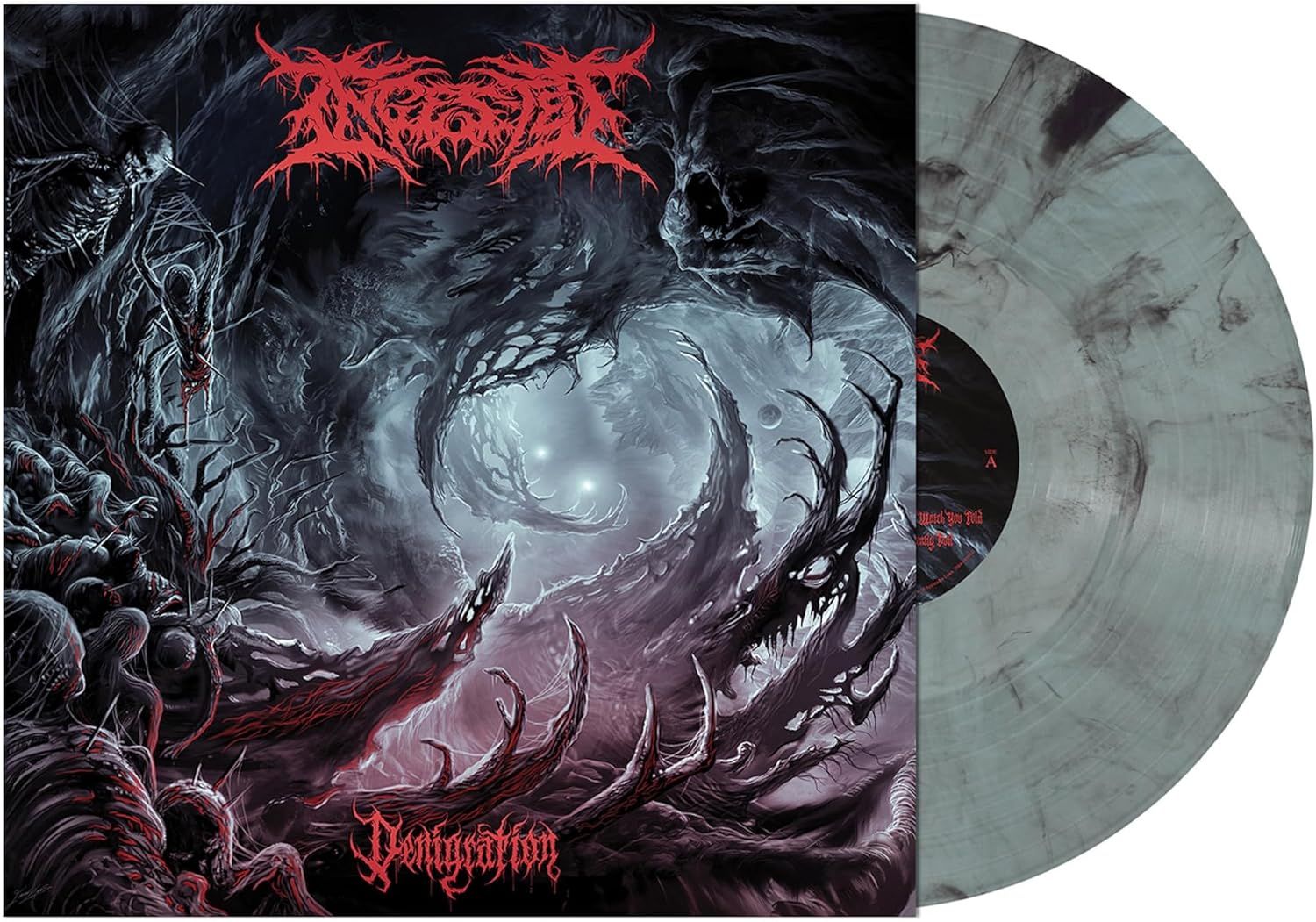 Ingested - Denigration (Electric Blue Smoke Vinyl)