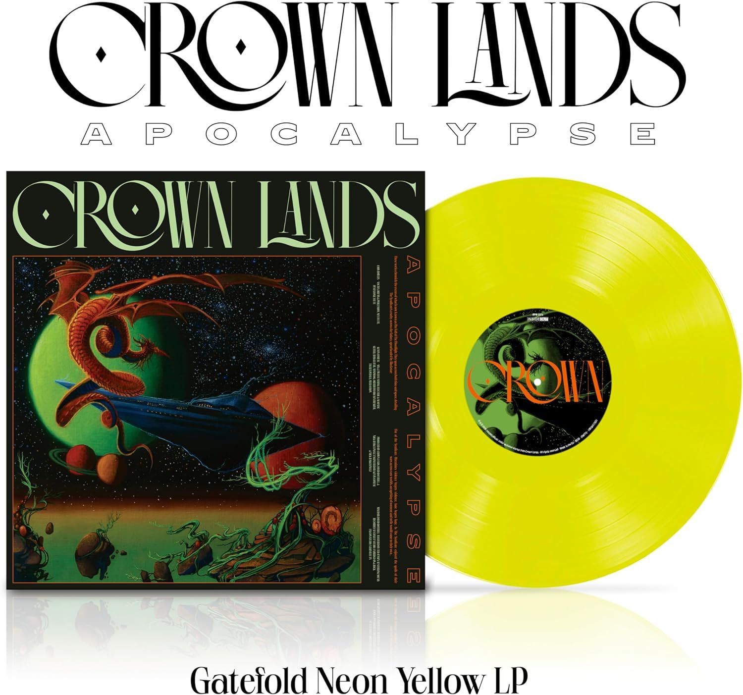Crown Lands - Apocalypse (Neon Yellow Vinyl)