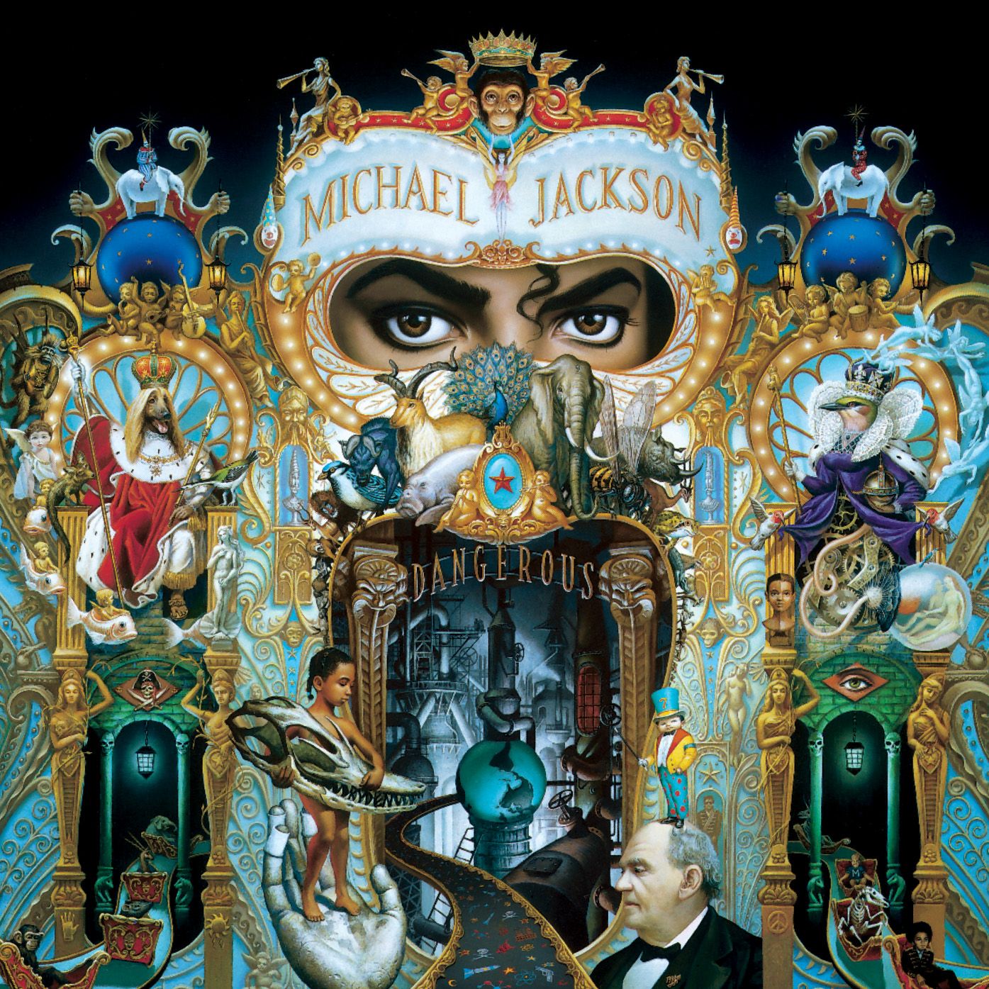 Michael Jackson - Dangerous (Red &amp; Black Vinyl 2LP)