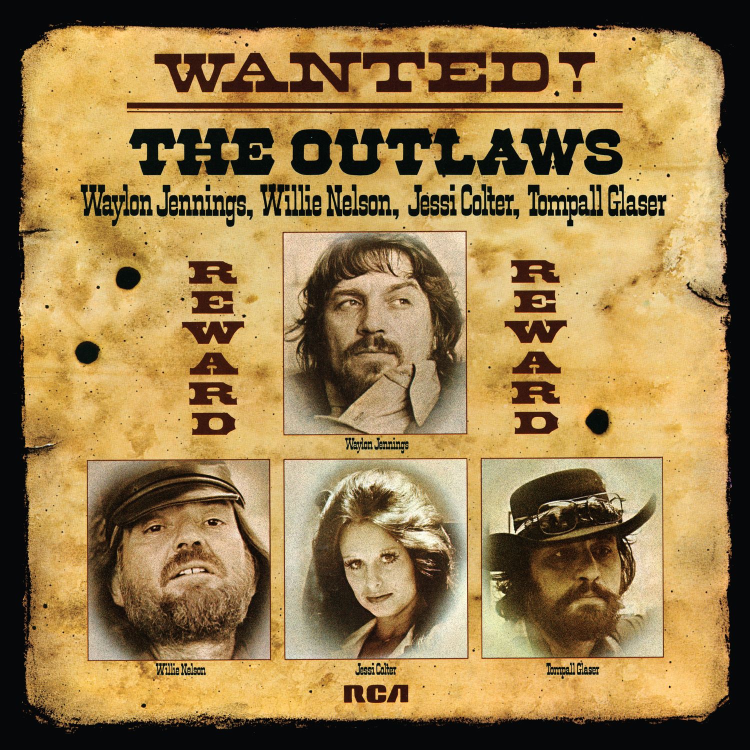 Waylon Jennings - Wanted! The Outlaws (50th Anniversary Gold Vinyl)