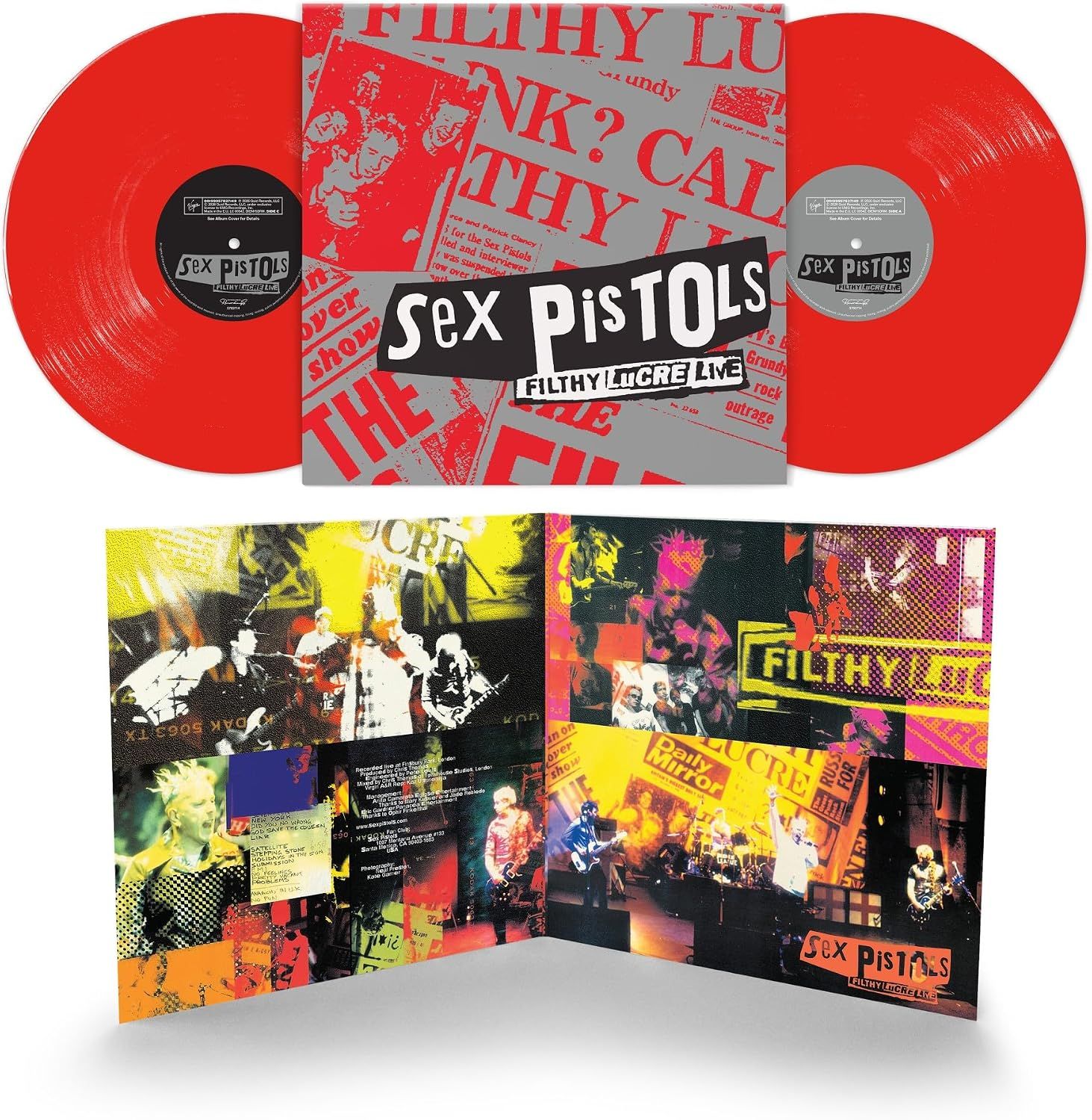 Sex Pistols - Filthy Lucre Live 30 (2LP Red Vinyl)