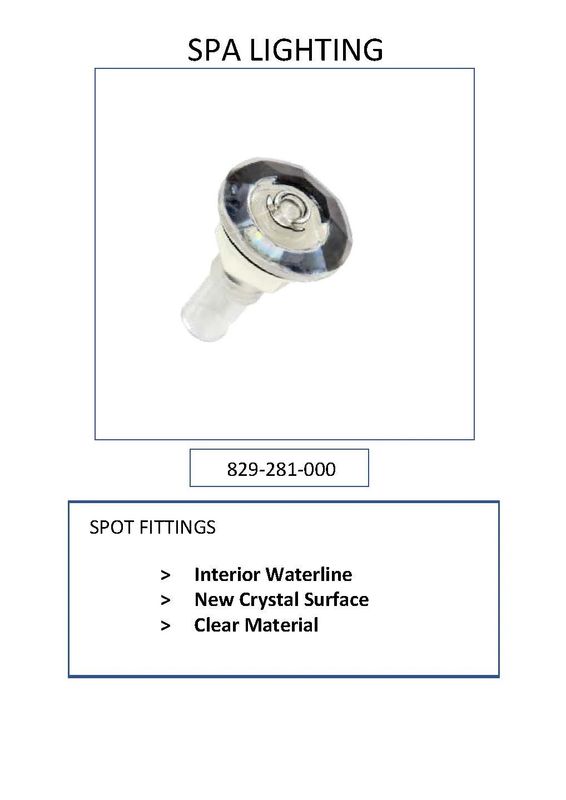 Spot Fittings (LED Lenses) Clear