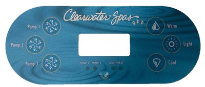 TP600 6-Button 3 Pump Overlay