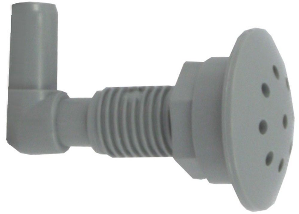 Air Injector 3/8 Barb 90-Deg Elbow; SS **DISCONTINUED**