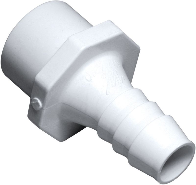 WTW BARB ADAPTOR 1&quot;SPGX3/4&quot;RB