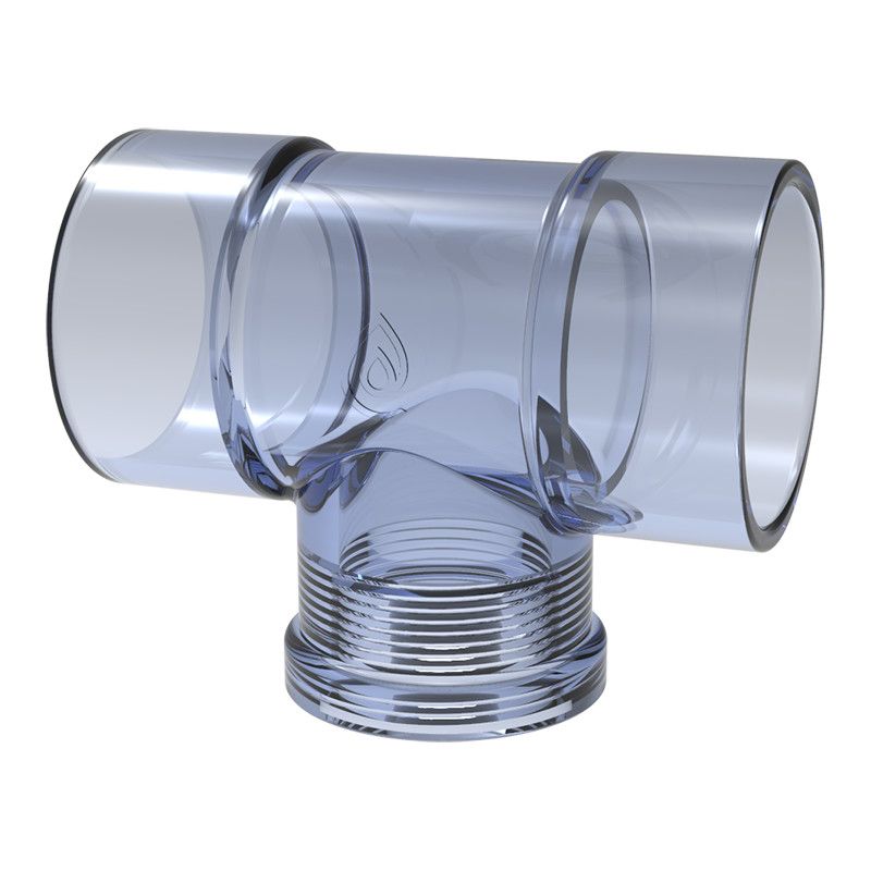 CLEAR BLUE 2&quot; TEE ONLY
