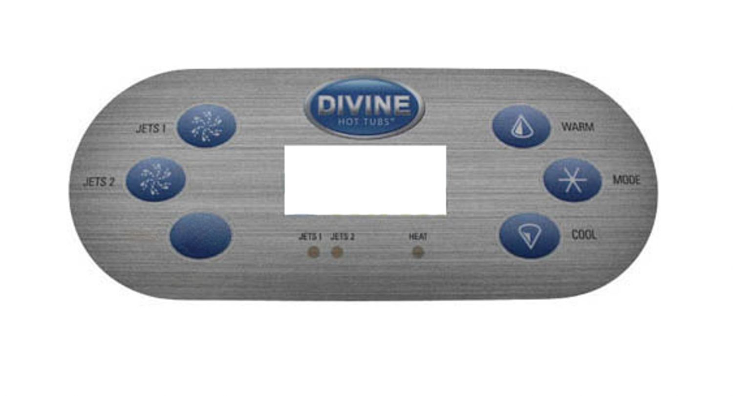 TP600 6-Button 3 Pump Overlay
