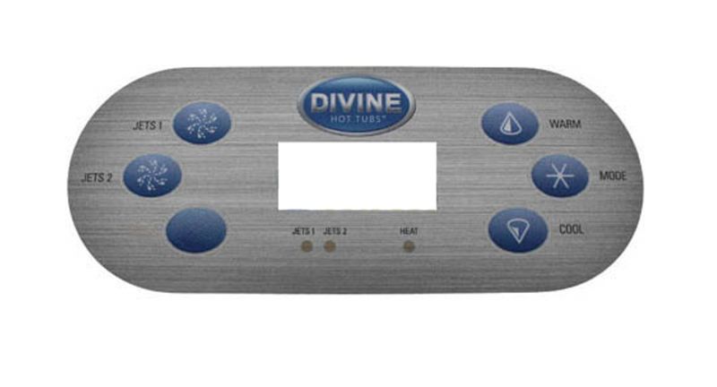 TP600 6-Button 3 Pump Overlay