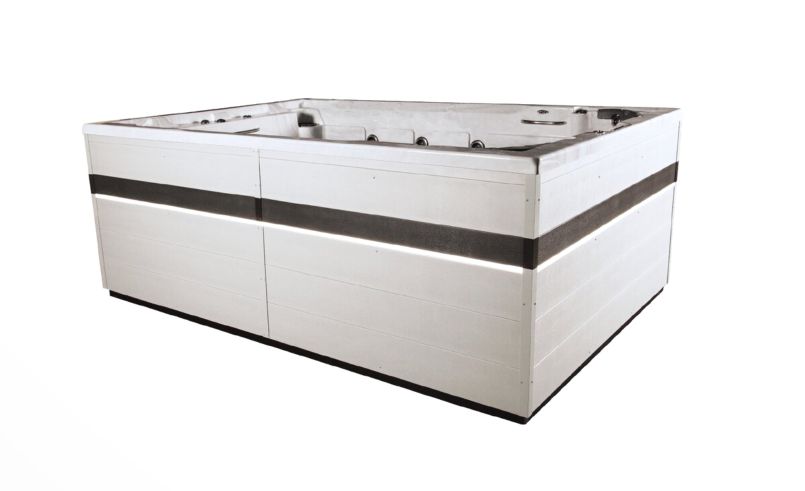 Swim Spa Dura Cabinet Panels Ivory Corner Corner