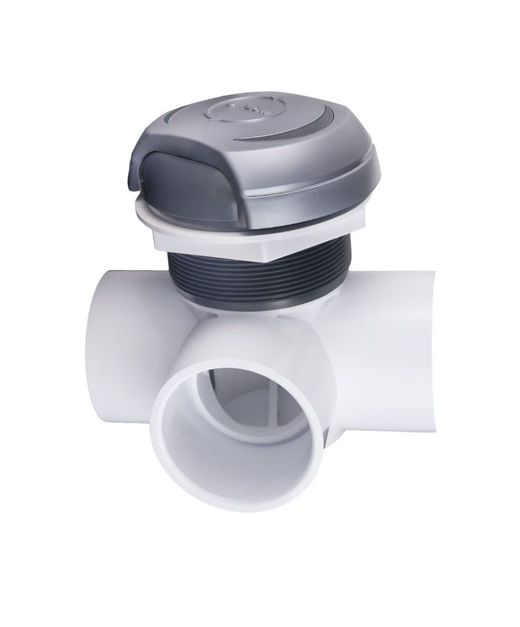 CW 1" CMP On-Off Neck Jet Valve Halo Horizontal