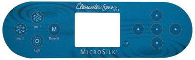 TP800 9-Button Microsilk Overlay