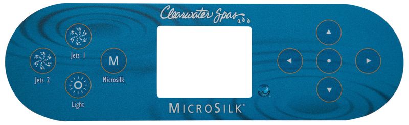 TP800 9-Button Microsilk Overlay