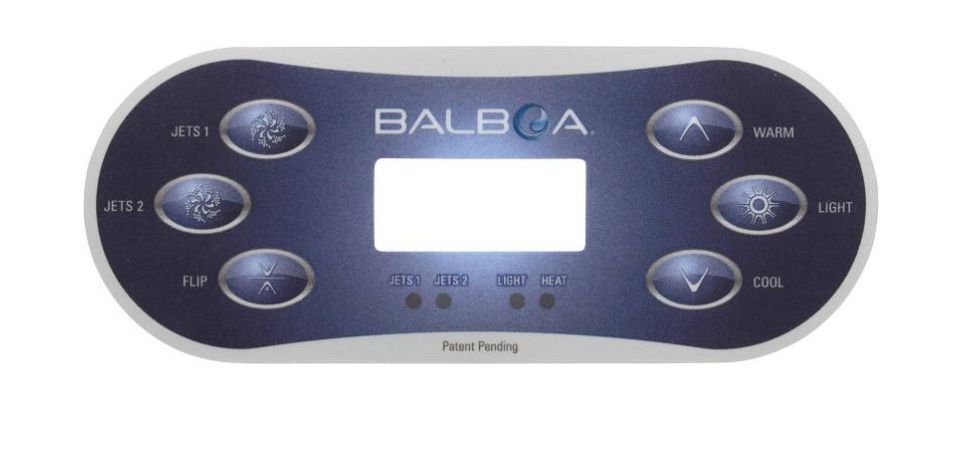 TP600 6-Button 2 Pump Overlay