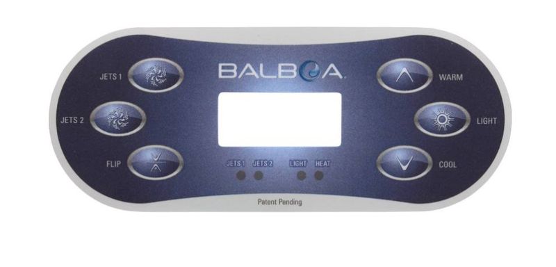 TP600 6-Button 2 Pump Overlay