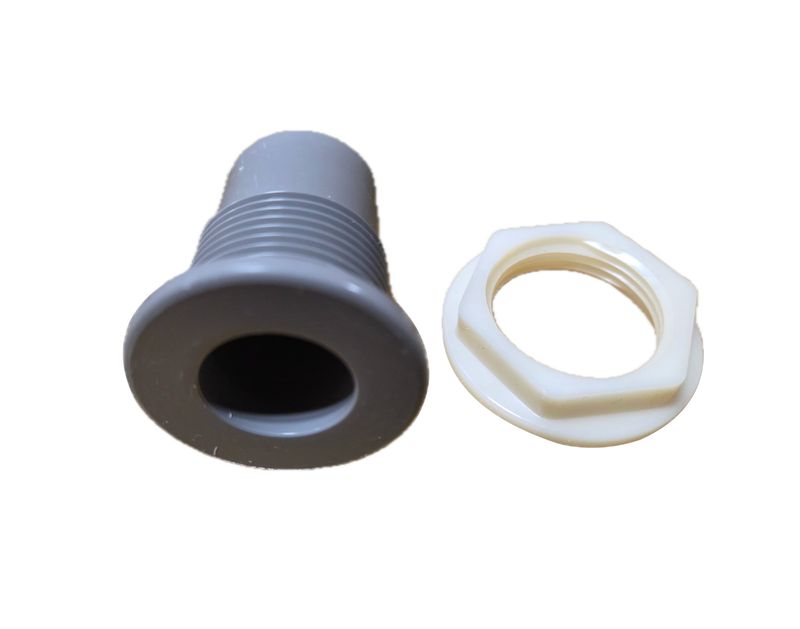 Heater Return Fitting Assembly Grey