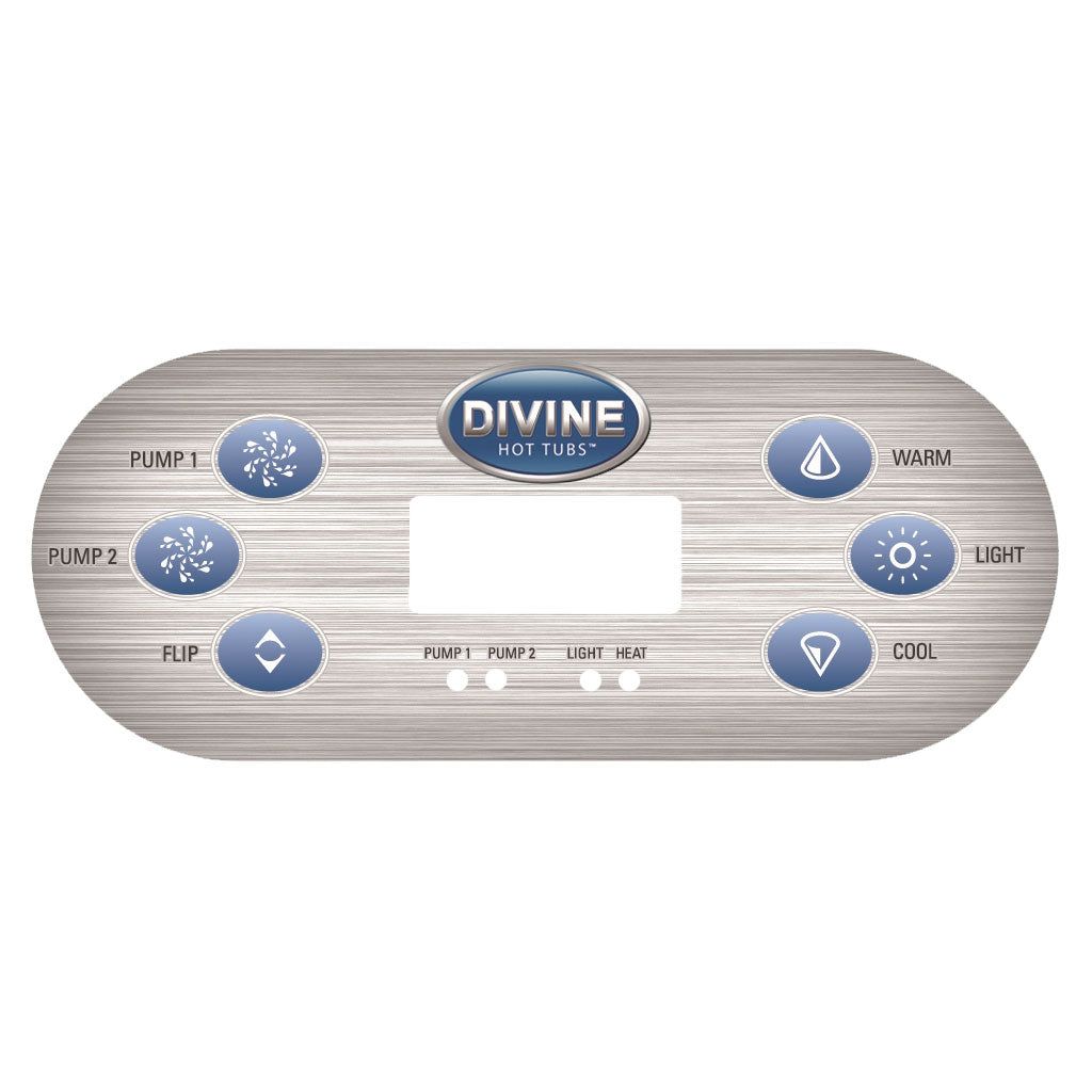 TP600 6-Button 2 Pump Overlay