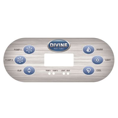 TP600 6-Button 2 Pump Overlay