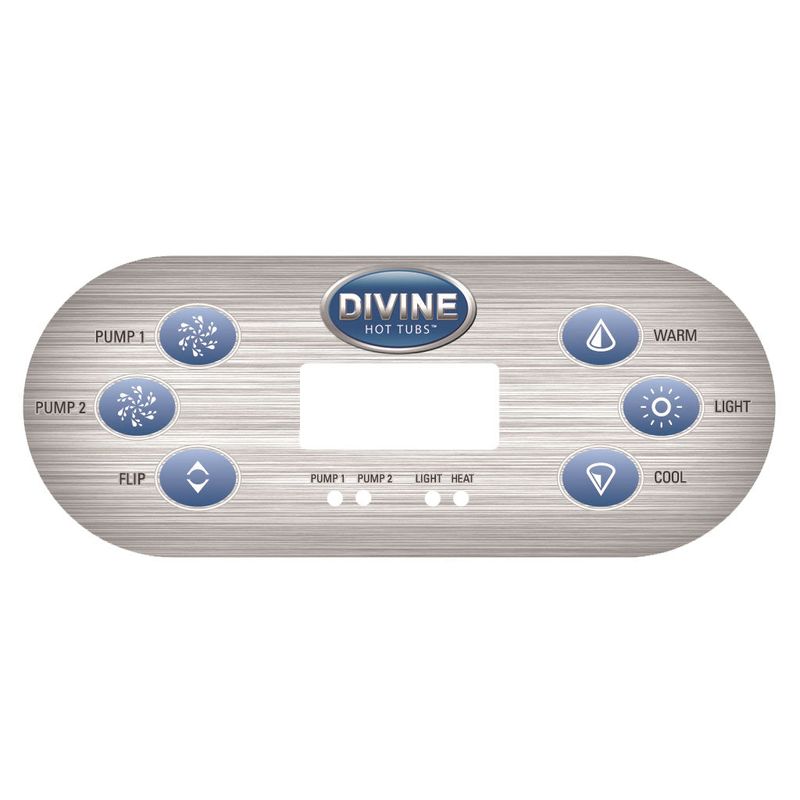 TP600 6-Button 2 Pump Overlay