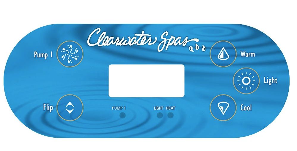 TP600 5-Button 1 Pump Overlay