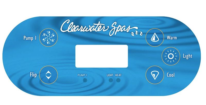 TP600 5-Button 1 Pump Overlay