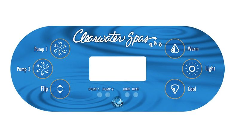 TP600 6-Button 2 Pump Overlay