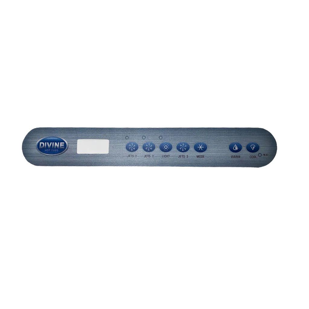 VL703S 7-Button 3 Pump Overlay