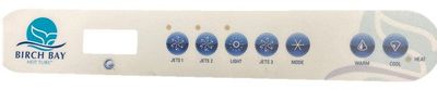 VL703S 7-Button 3 Pump Overlay